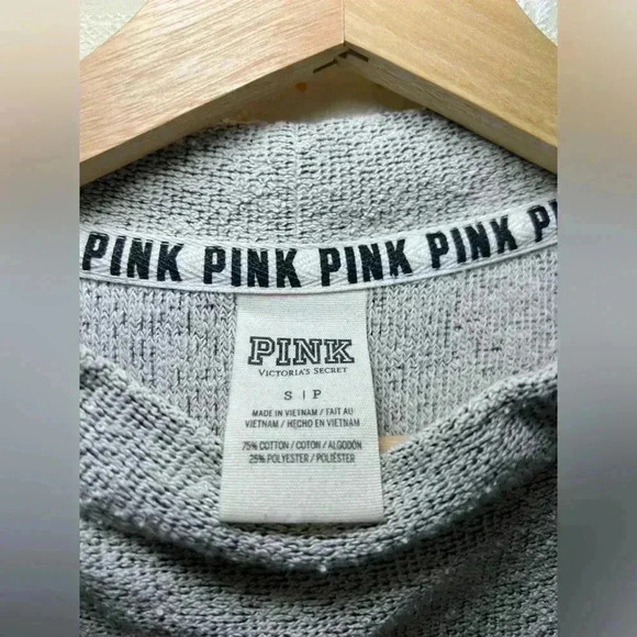 Victoria's Secret PINK Women's Grey Pullover Sweater, SZ Small,Great Condition - Picture 4 of 7